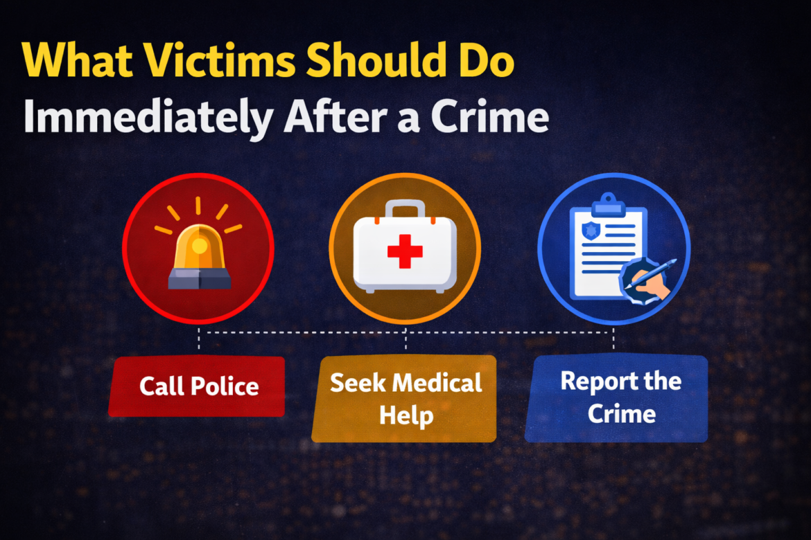 What Victims Should Do Immediately After a Crime