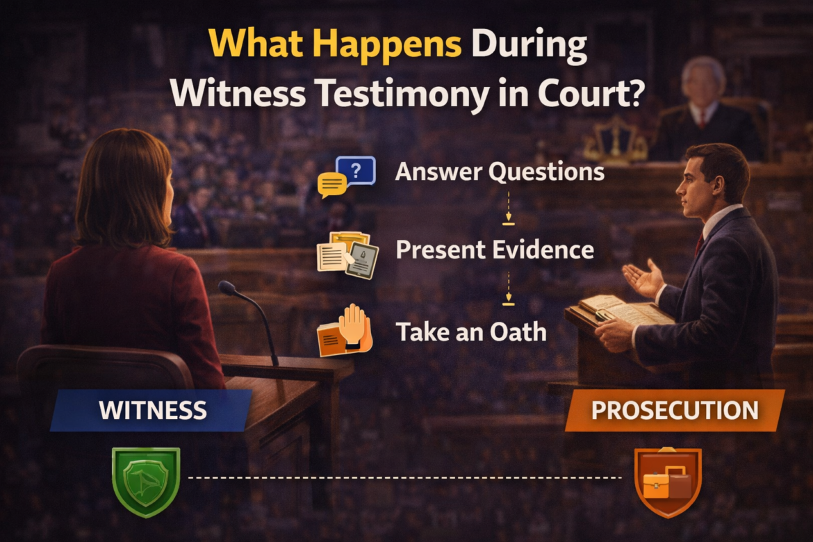 What Happens During Witness Testimony in Court?