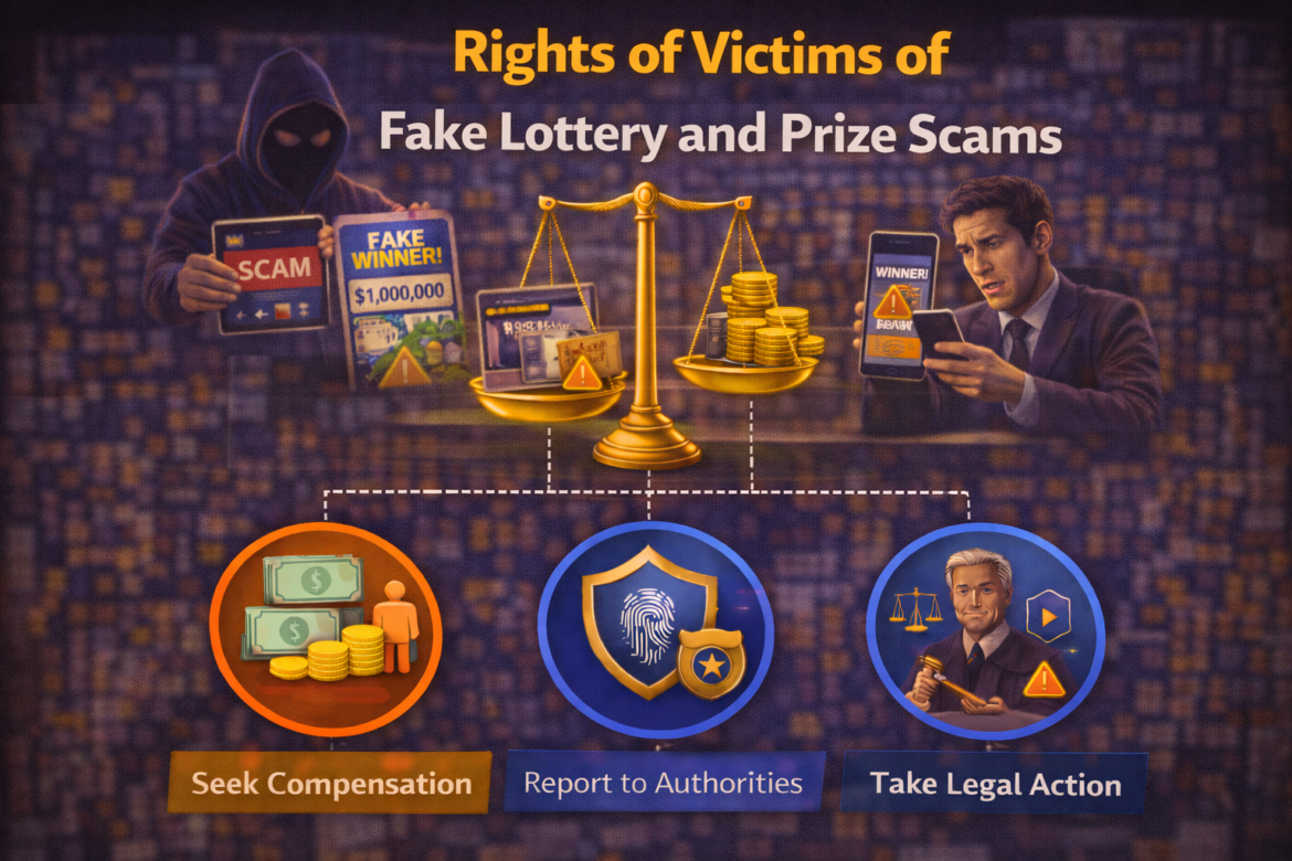Rights of Victims of Fake Lottery and Prize Scams