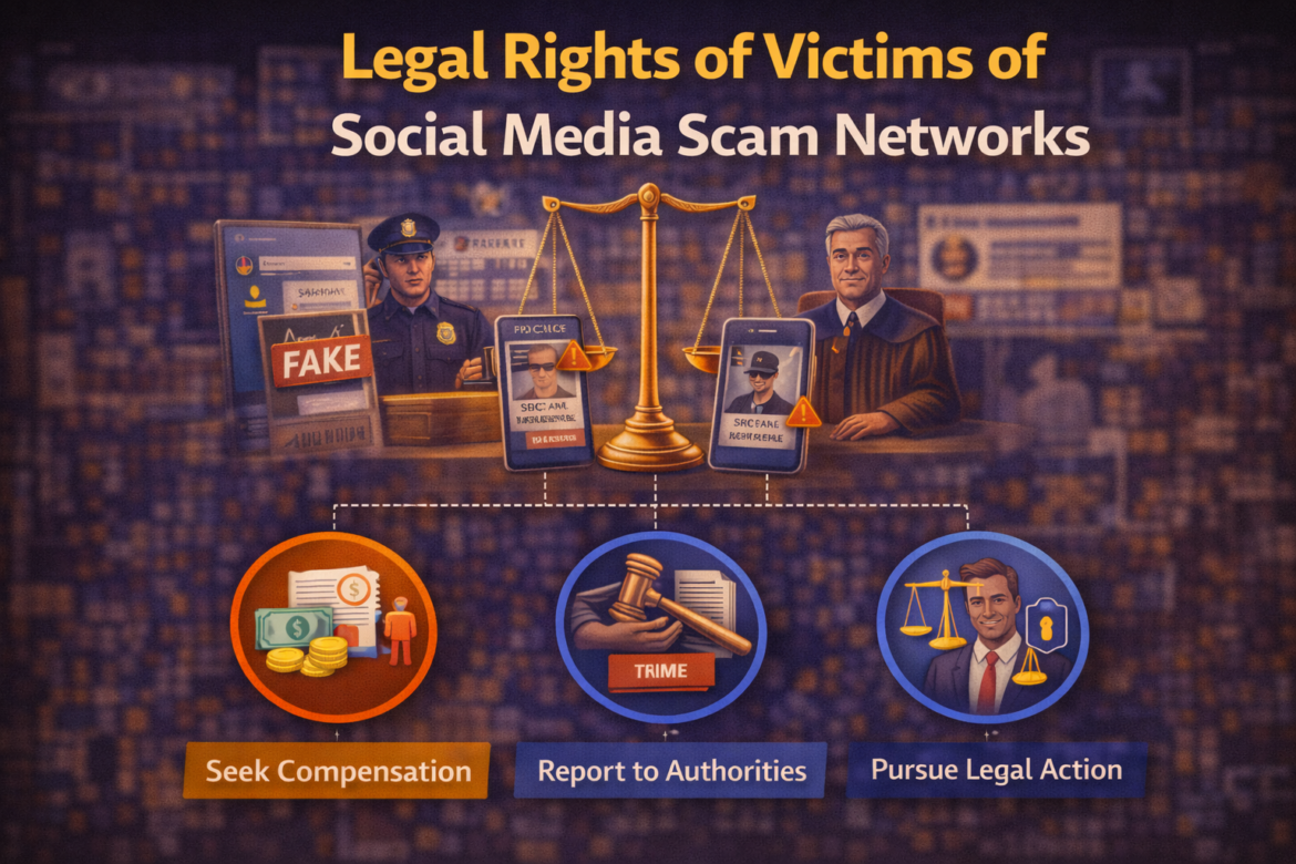 Legal Rights of Victims of Social Media Scam Networks